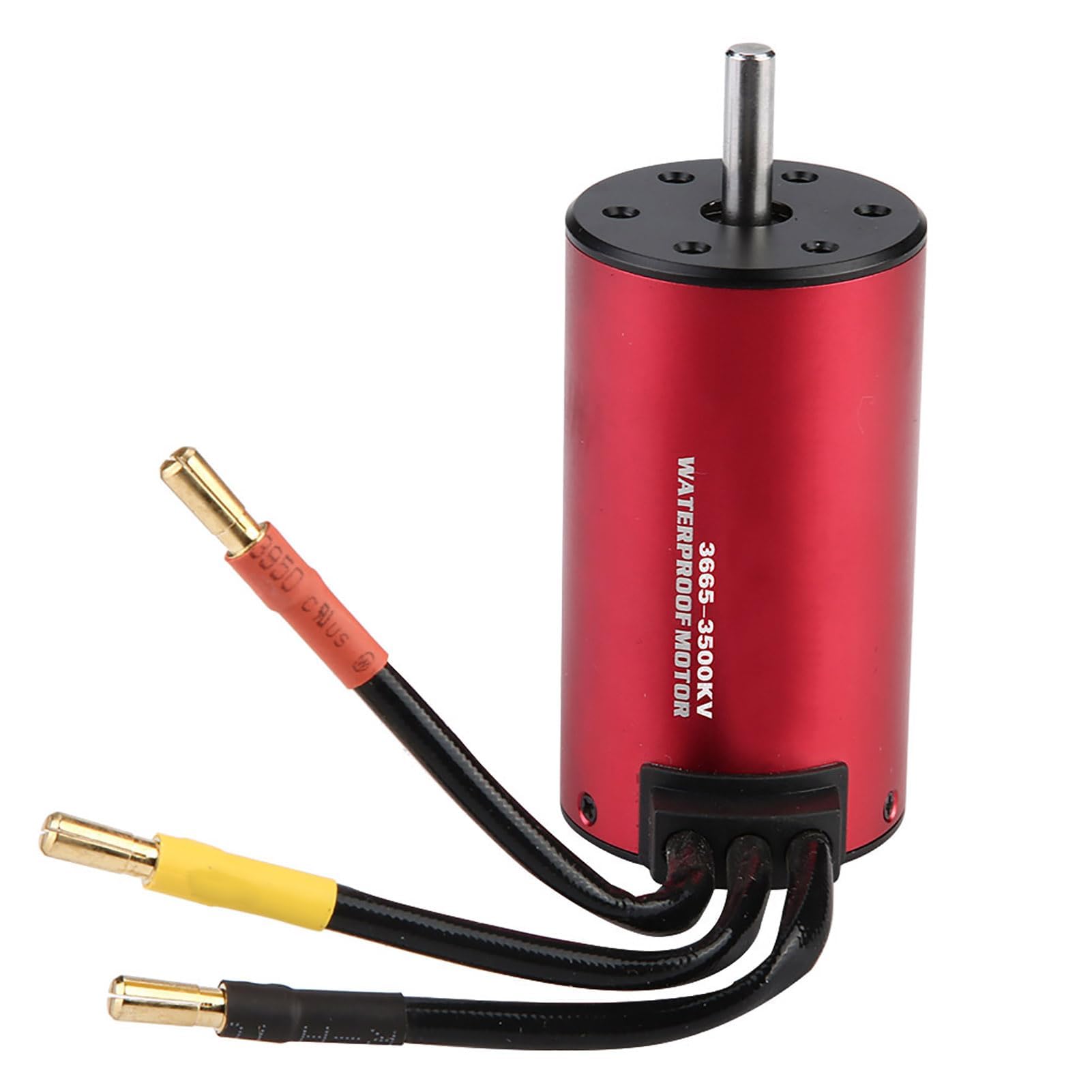 RC Brushless Motor, Surpass 3665 Wasserdichter Brushless Motor für 1/8 1/10 RC Auto Zubehörteil (3500 kV)