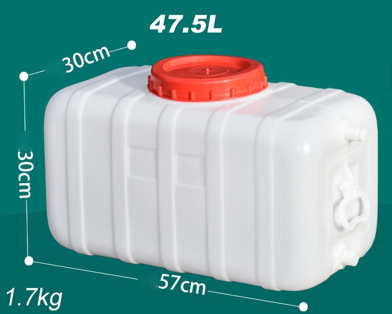 Serbatoio d'Acqua Portatile con Rubinetto, Auto Plastica Spessa, Contenitore Stoccaggio dell'Acqua All'aperto for Gite Campeggio