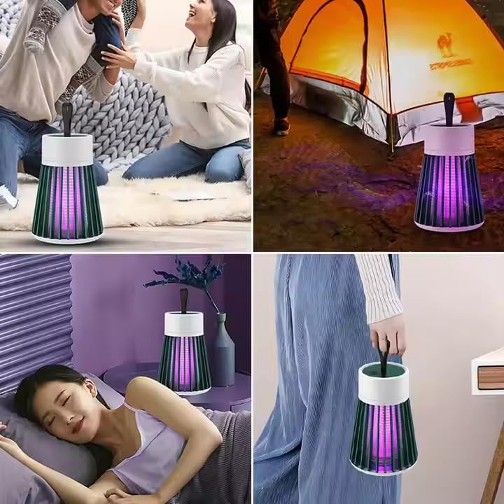 Venvintra Mosquito Lamp Eco-Friendly LED Mosquito Killer Machine – USB-Powered Indoor Bug Zapper for Home – Chemical-Free Insect Trap Safe for Kids & Pets – Easy to Clean 3
