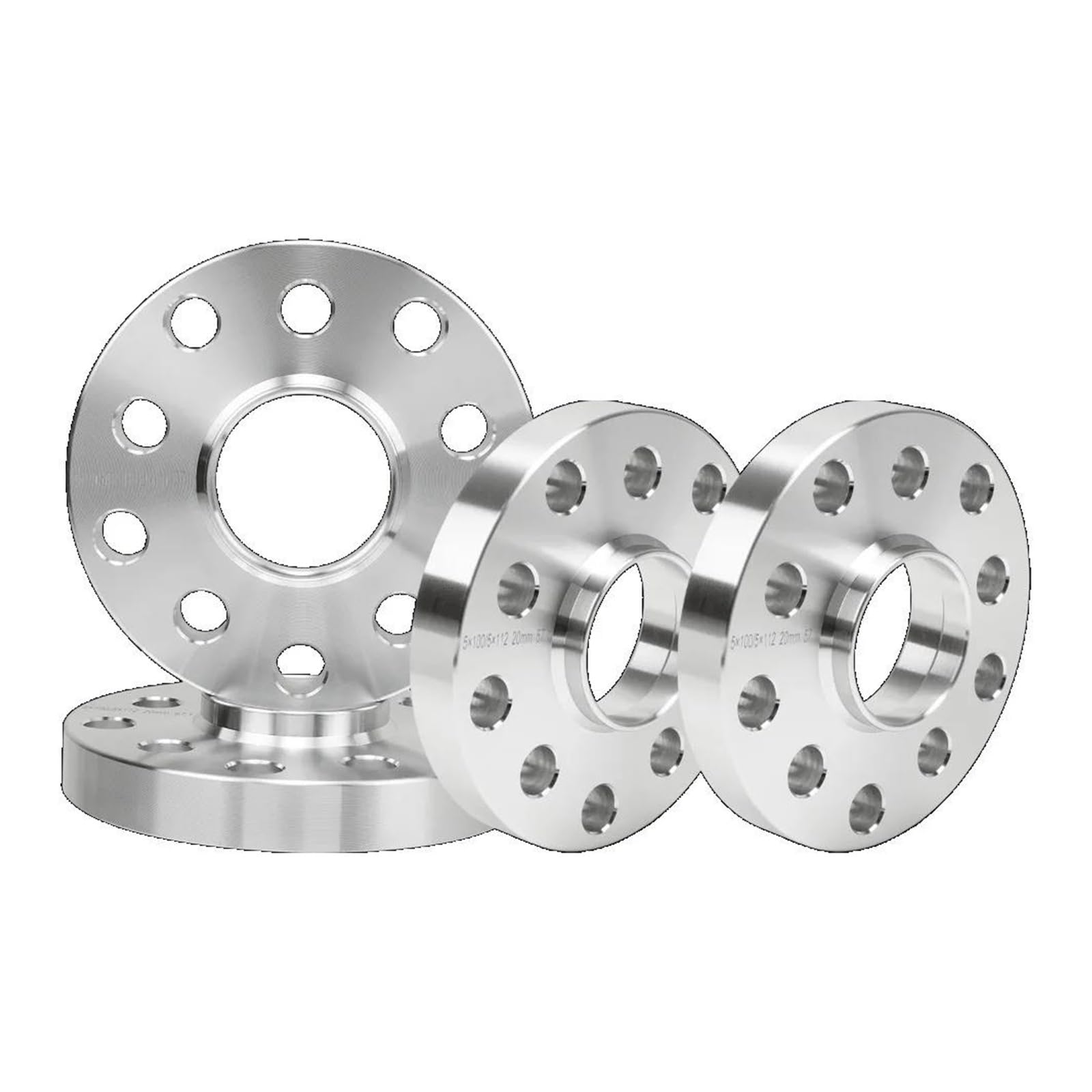DAMGA para VW para Golf 2x1 5mm/2x20mm Espaciadores De Rueda Centrados Y Pernos 57,1mm 5x10 0/5x112mm Espaciadores Ruedas (Color : 15mm)