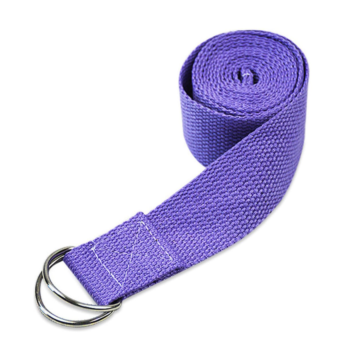 Sosoport 2pcs Yoga Stretch Band Durable Elastic Exercise Strap for Enhanced Flexibility Shaping for and Warm Ups Dark Purple