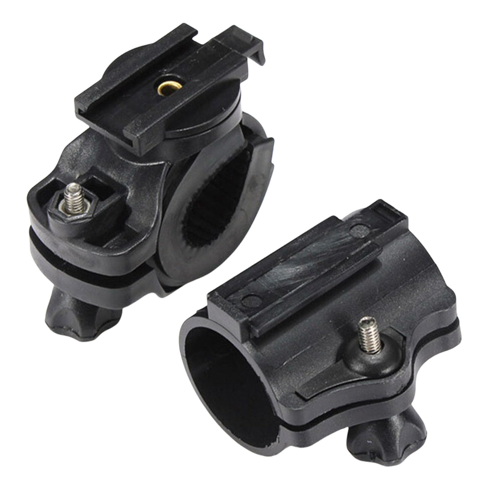 CHICAMPERA Support De Lampe Vélo Double – Lot De 2 Fixations Rapides, Compatible Torche Et Guidon