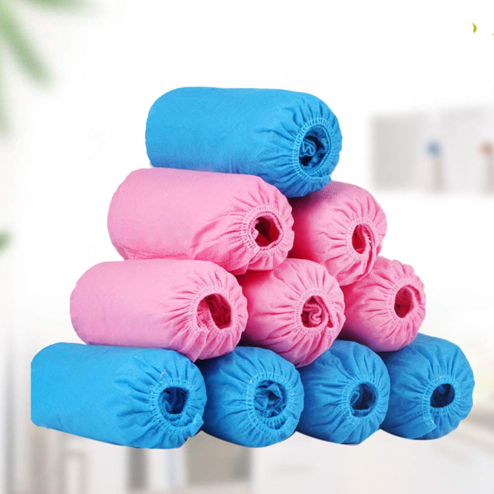 copriscarpe, copriscarpe usa e getta, copriscarpe usa e getta 200 pezzi Copriscarpe antiscivolo impermeabili for la costruzione medica sul posto di lavoro Tappeto for interni Protezione del pavimento