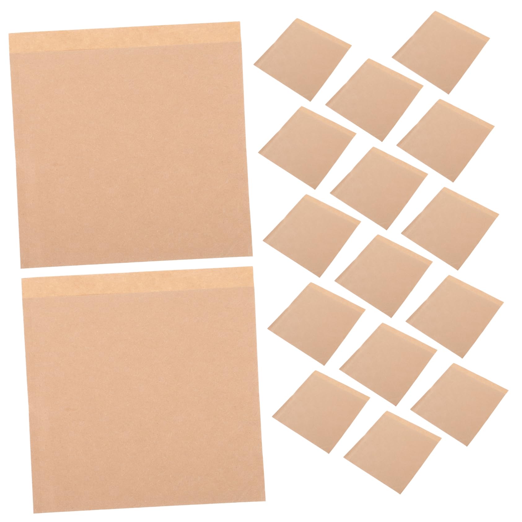 Papier pour stockage de donuts fait maison emballage kraft anti-graisse aliments de 500pcs