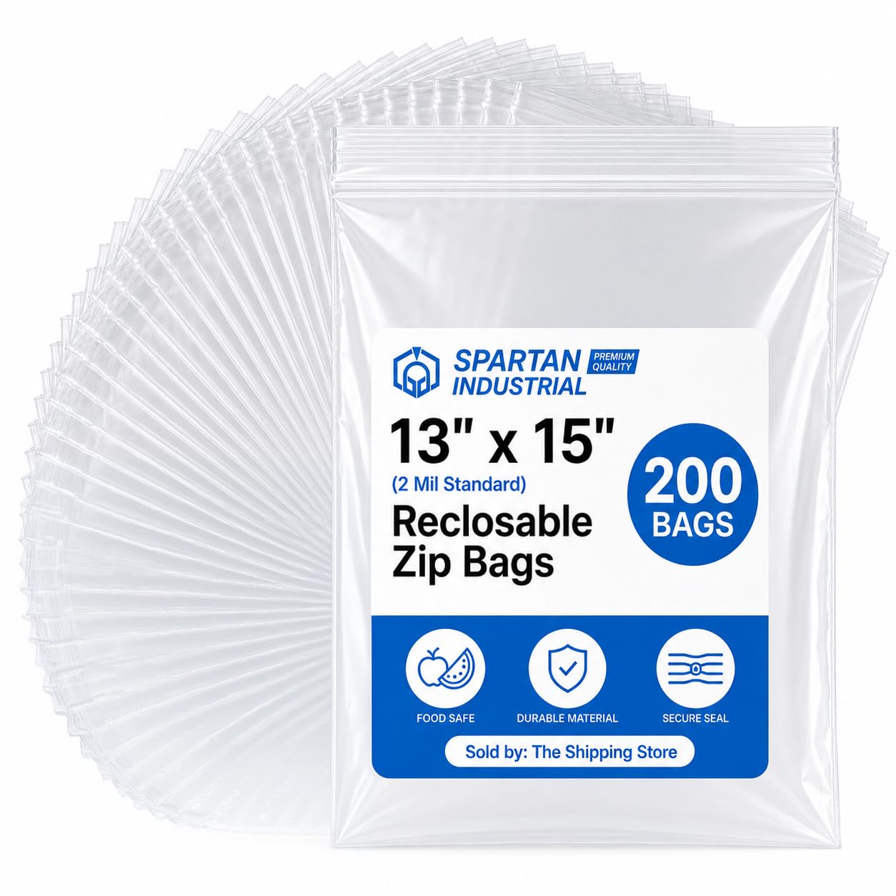 Amazon.com: Spartan Industrial - 13” X 15” (200 Count) 2 Gallon