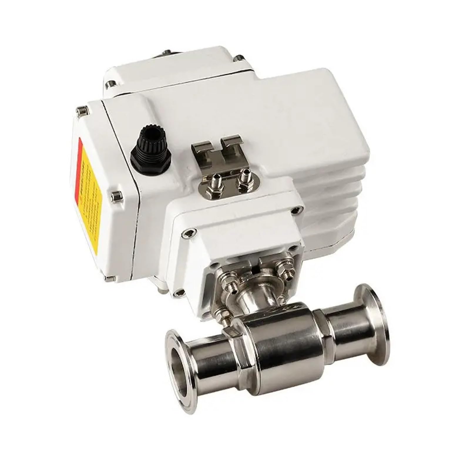 VSPPJYFG 25mm sanitary stainless steel quick ball valve 220V 110V 12V 24V clamp type quick installation straight ball valve(12VDC)