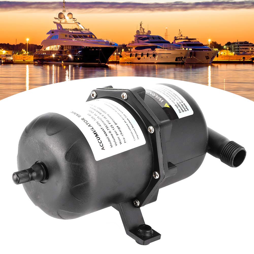 Serbatoio dell'acqua pressurizzato Serbatoio a pressione Controllo flusso pompa acqua 0,75 L 125PSI impermeabile per imbarcazioni marine