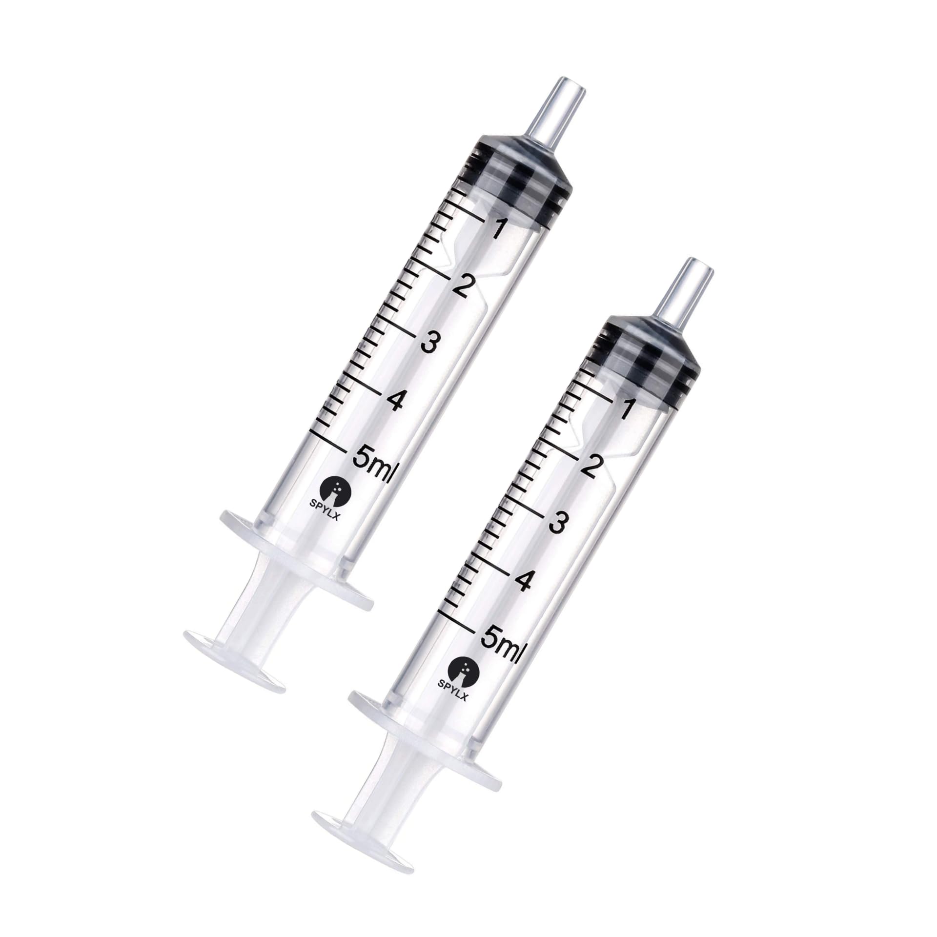 Spylx Plastic Syringe 5ml for Liquid Measuring Syringes Without Needle for Epoxy Resin, Craft, Scientific Labs, Feeding Pets Animals, Oil or Glue Applicator Easy to Clean & Reusable Syringe (2pc)-image-29