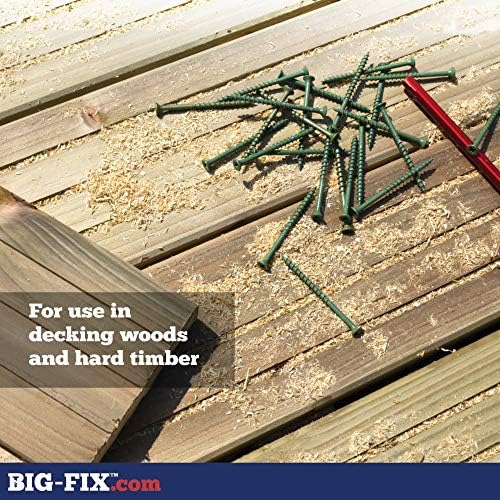 Big Fix Decking Screws 4mm x 50mm Pozidriv Wood Screws with Bugle