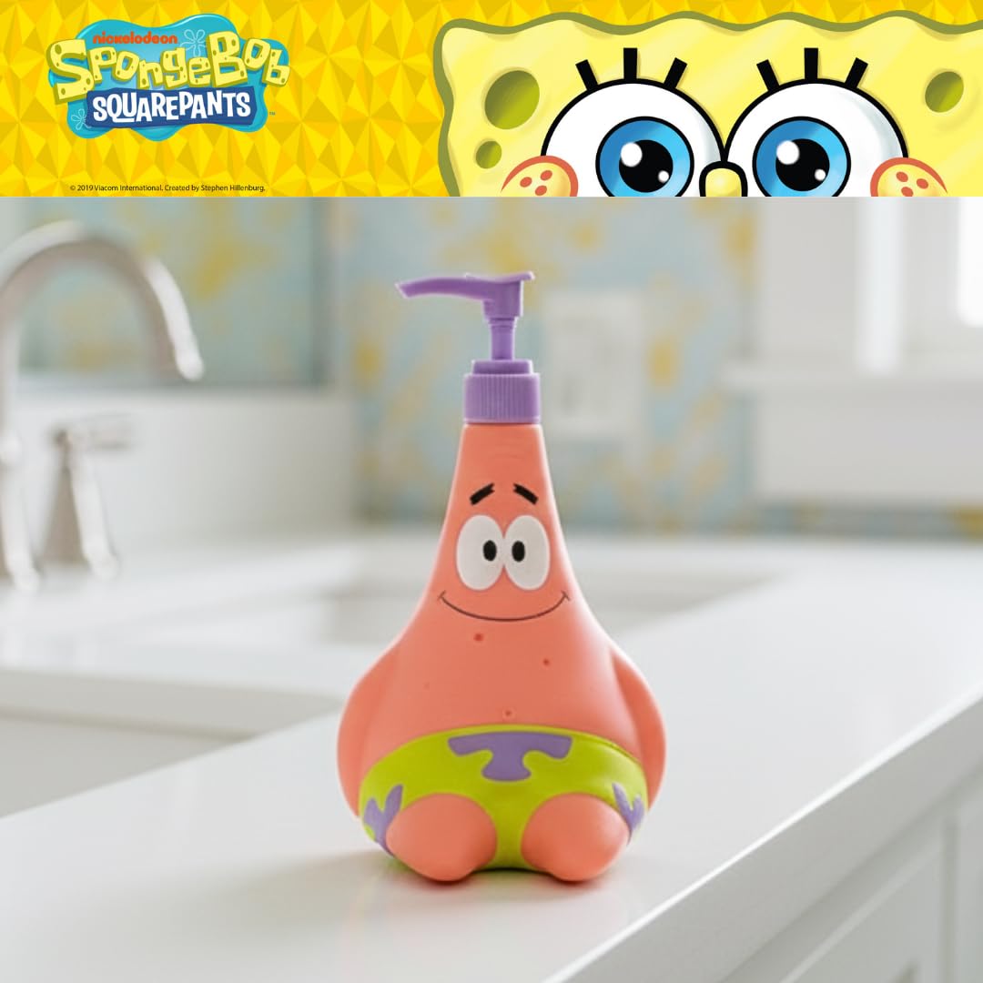 Spongebob Squarepants Patrick Star dozownik mydła i balsamu do rąk, 13 uncji (oficjalny produkt) firmy Franco Collectibles