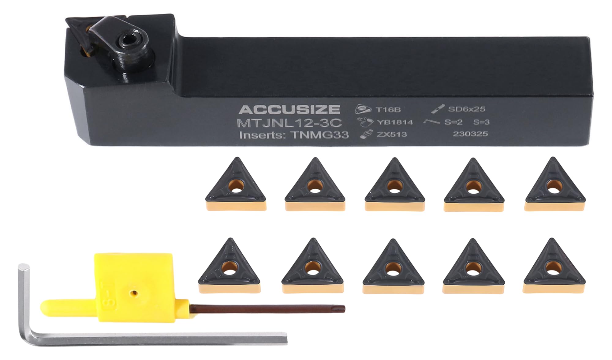 Accusize Indexable Tool Holder, 3/4" x 5", RH, 2312-5008 — Amazon image 14