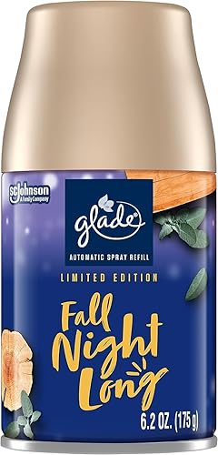 Miniatura 2 de Glade Recambio automático en aerosol, ambientador para el hogar y el baño, noche de otoño, 6.2 onzas, 4 latas