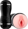 Estimulador de pene – Masturbador masculino de doble extremo, 2 aberturas | Aberturas realistas, material TPE, canal interno texturizado, tamaño discreto de viaje, diseño manual portátil. 1