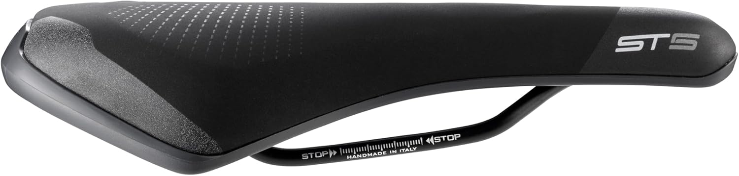 Selle Italia Selle Italia ST 5 Flow Saddle, Black/Hi-Viz