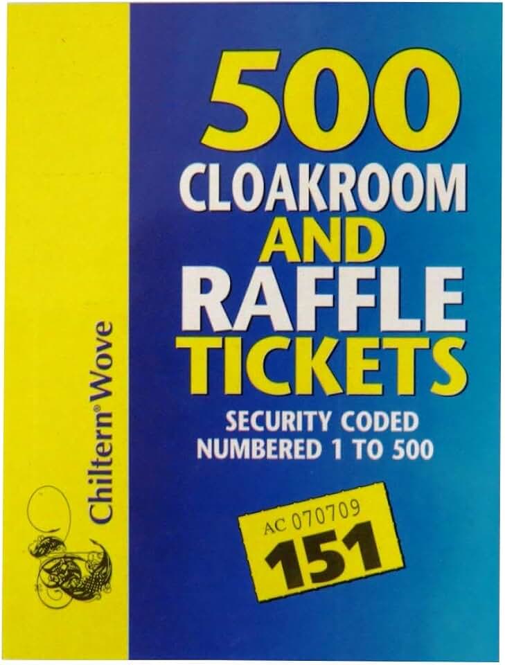 Amazon.co.uk personalised raffle tickets