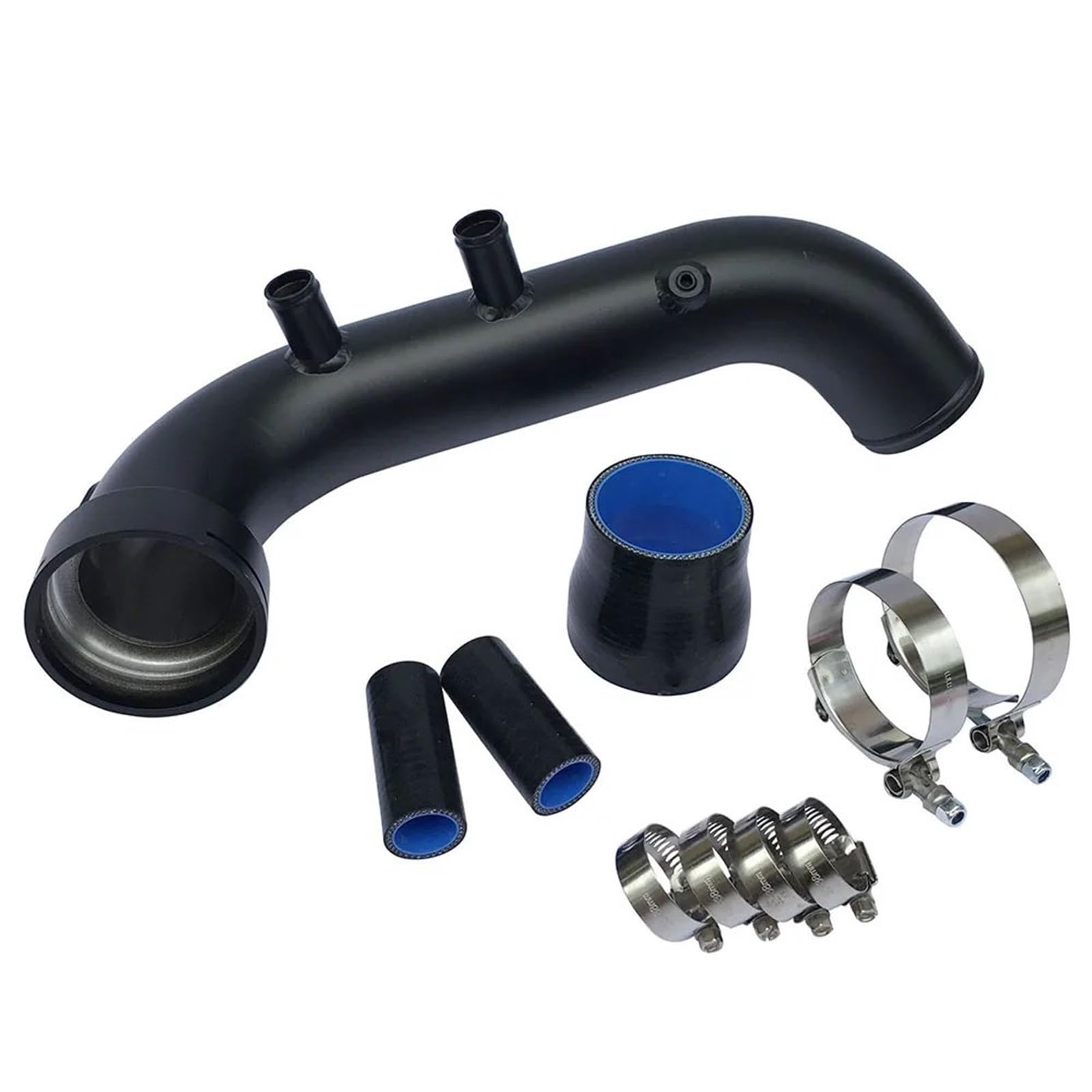 Tlvbfpg Blac Cooled Intercooler Turbo Intercooler Kit Fit For 3Er E93 335I E82 135I E88 135I N54 Intercooler Charge Pipe Kit(Blac)