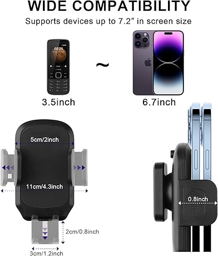 Miniatura 2 de UYODM Soporte magnético para carrito de golf, ultra resistente, 6 imanes N52, compatible con EZGO Club Car Yamaha, apto para la mayoría de teléfonos
