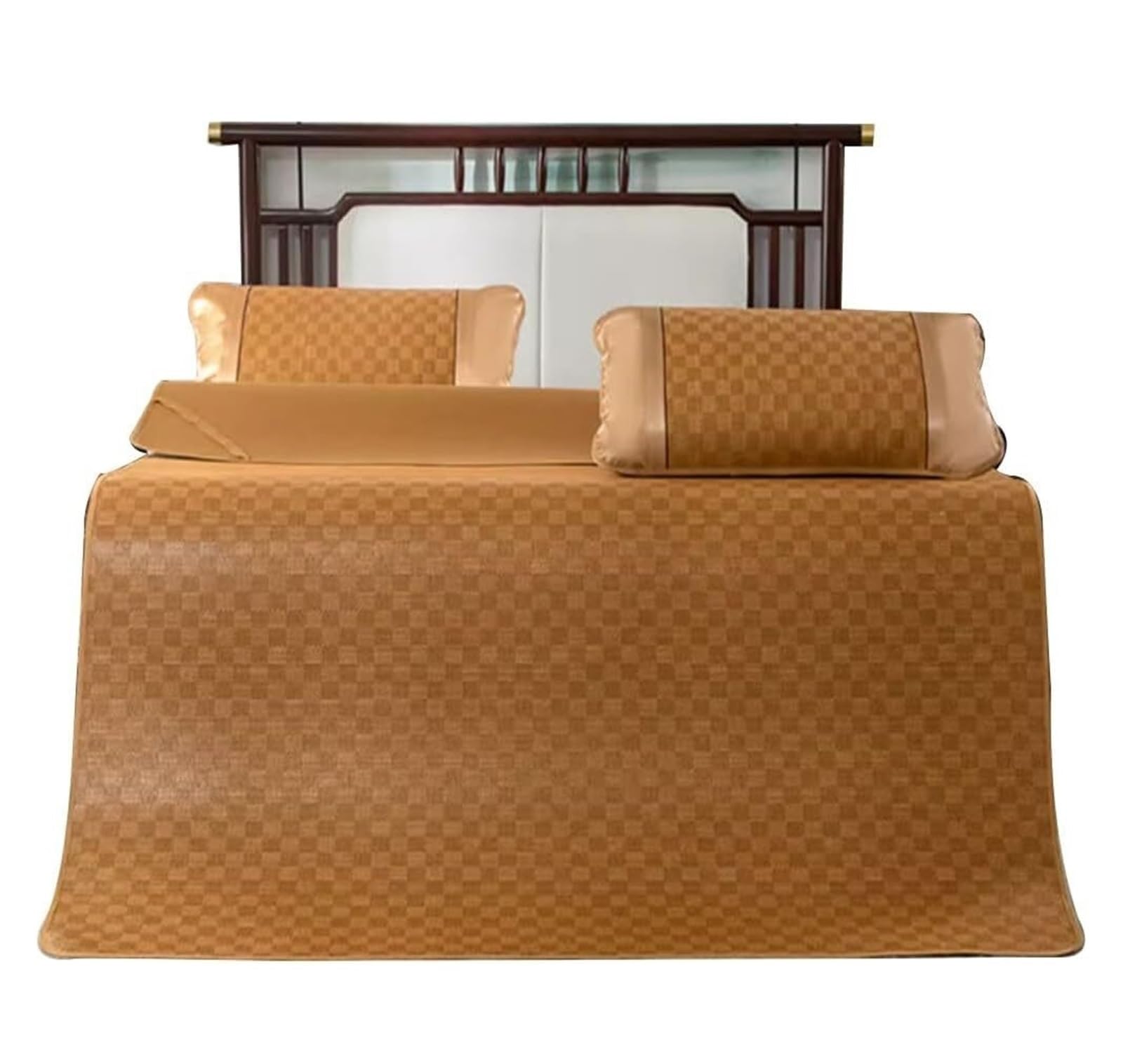 Bamboo Summer Sleeping Mat Summer Sleeping Mat Foldable Rattan Mat Breathable Cooling Sleeping Pad Bedding Bamboo Sleeping Mat Bamboo Bed Mat