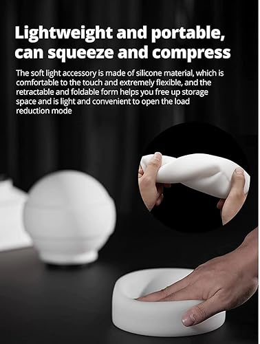 Vista 3 de GODOX ML-CD15 Softbox Kit de cúpula de difusión con 3 adaptadores para godox V1 AD100PRO AD200PRO V860III V860II V850II TT685II TT685 TT600 TT560II