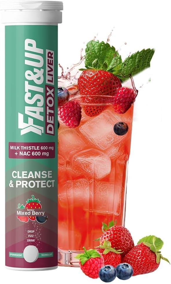Fast&Up Liver Detox - Mixed Berry 20 Effervesscent Tablets