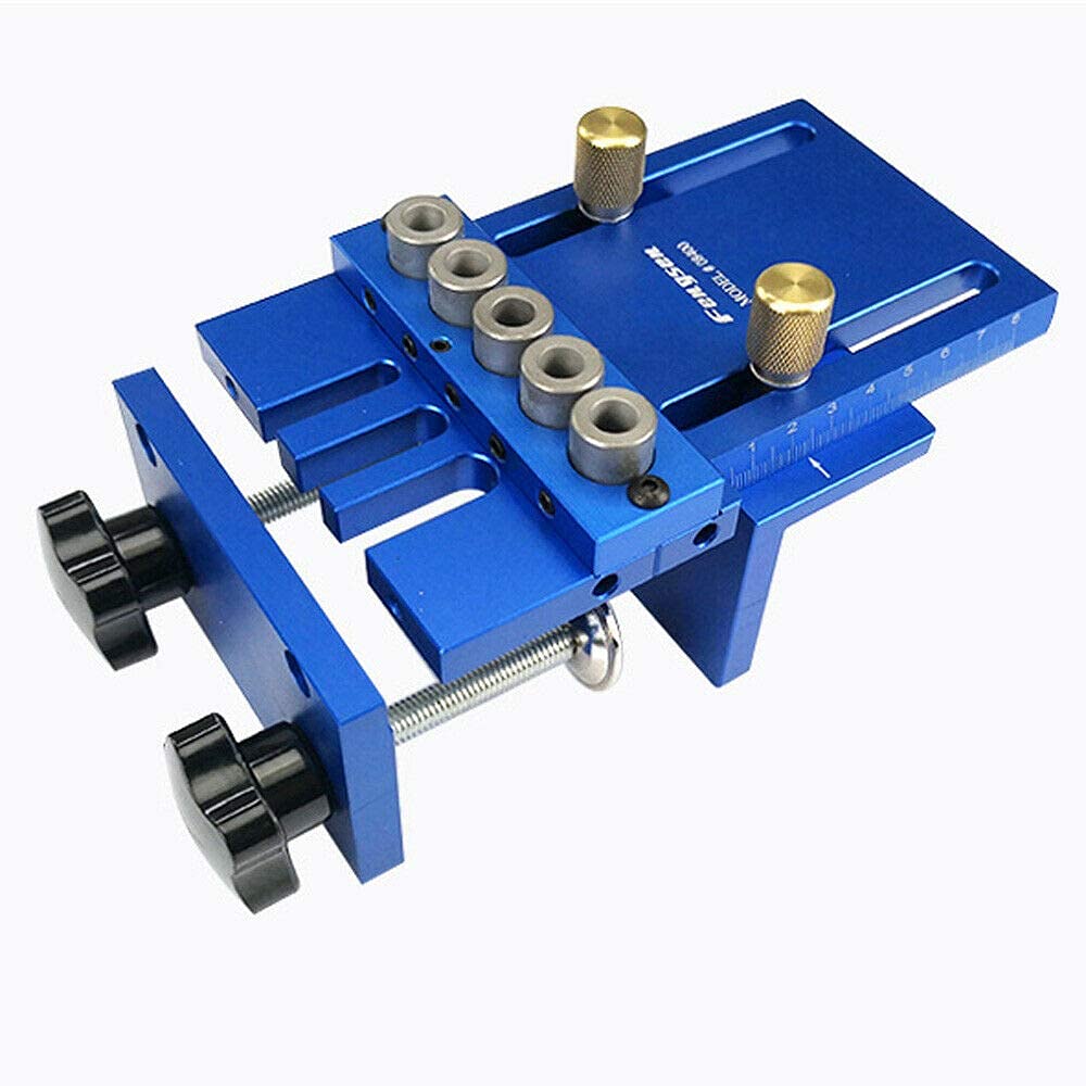 Dübelvorrichtungs-Set, Holzbearbeitungsdübel Bohrposition Hülsen Loch DIY Kit 6/8/10/15 mm, 28 Stück