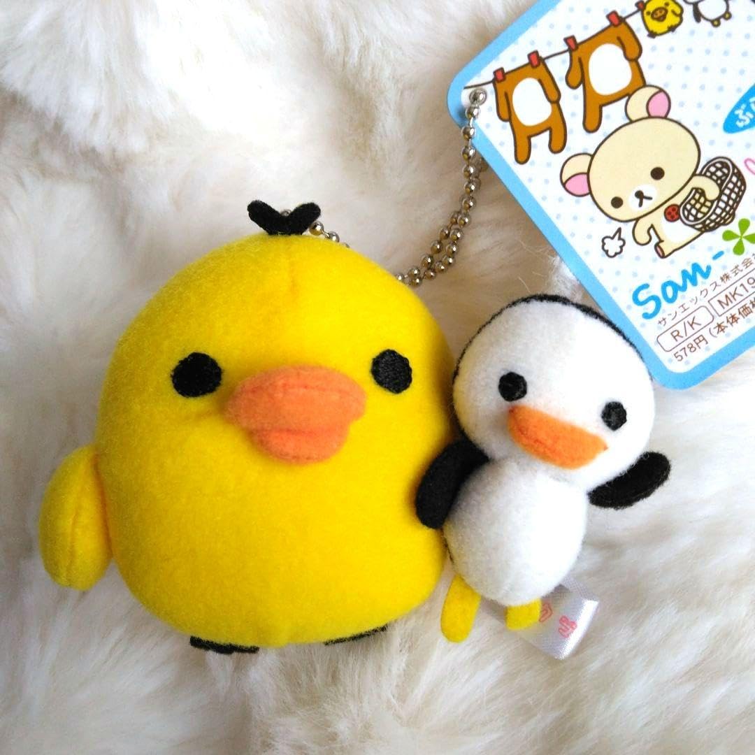初期　キイロイトリ　ぶらさげリラックマ　ペンギン　マスコット　ぬいぐるみ Amazon.co.jp: 初期 ぶらさげ キイロイトリ ペンギン マスコット