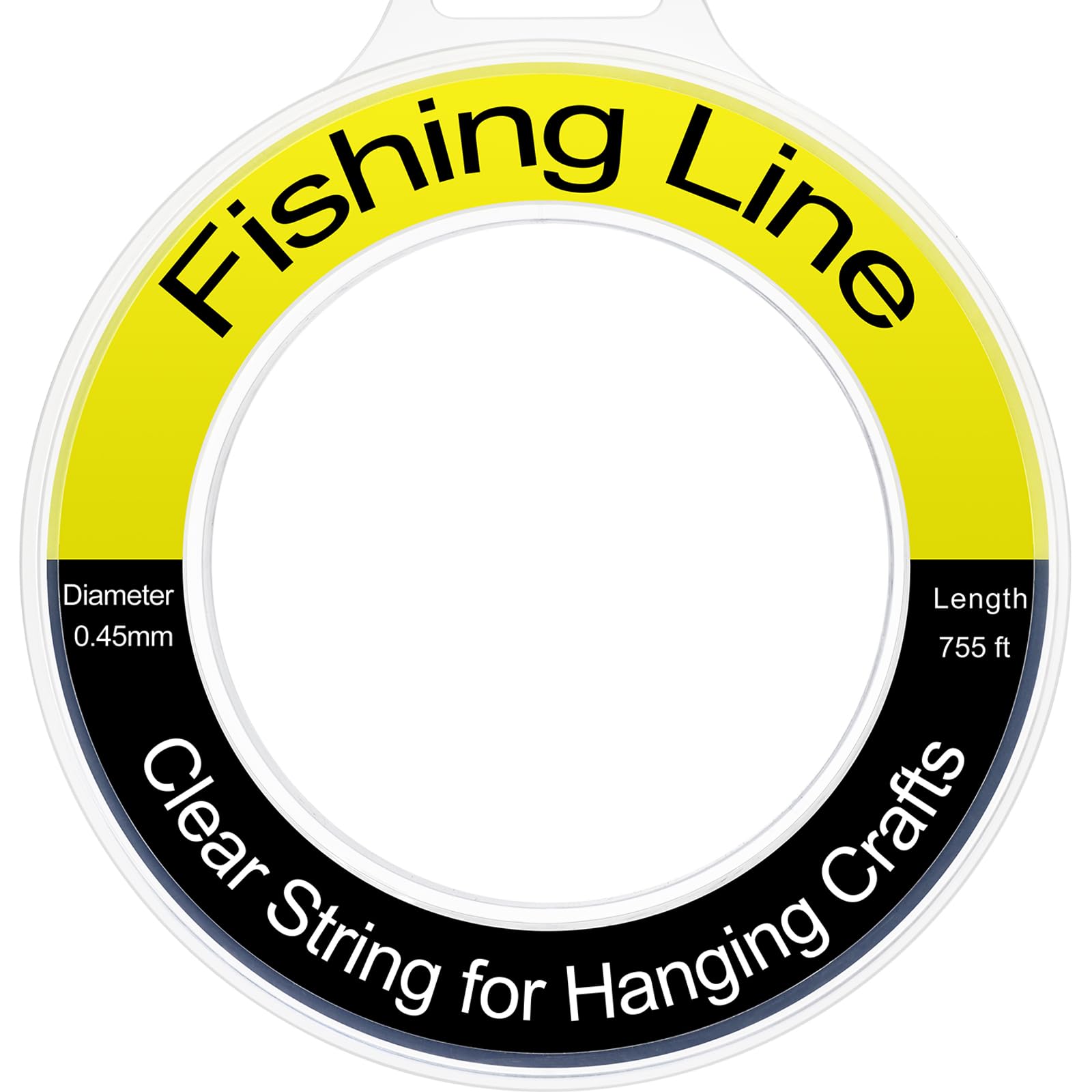 Clear Fishing Line Wire, 755 FT Invisible Clear Nylon String for Hanging Balloon Garland Crafts Picture Decorations Herain