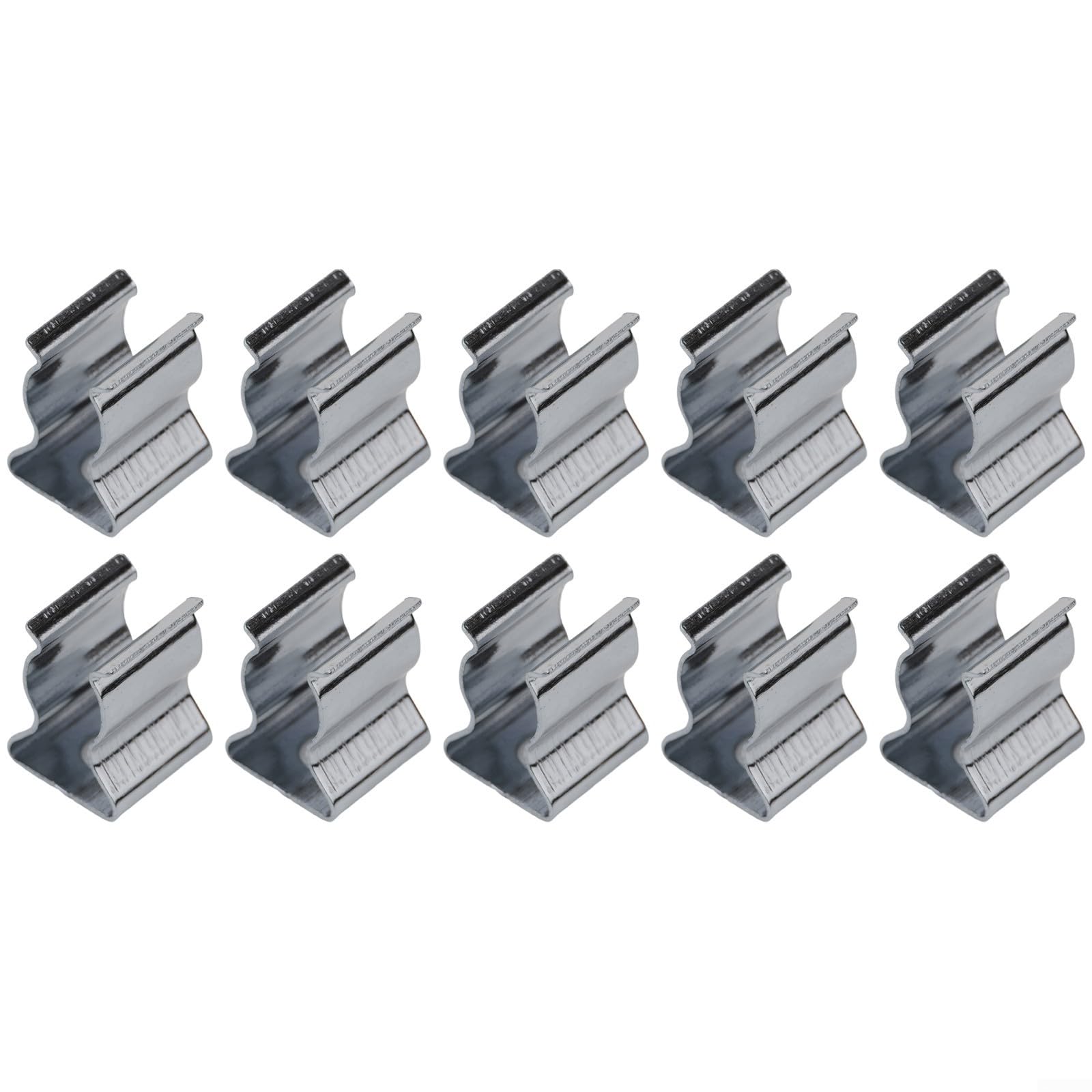 10Pcs Spring Terry Clips, Heavy Duty Open Type Spring Steel Tool Clips, for Garage Storage Cabinets Tool Storage Terry Clip(6mm) - Image 2