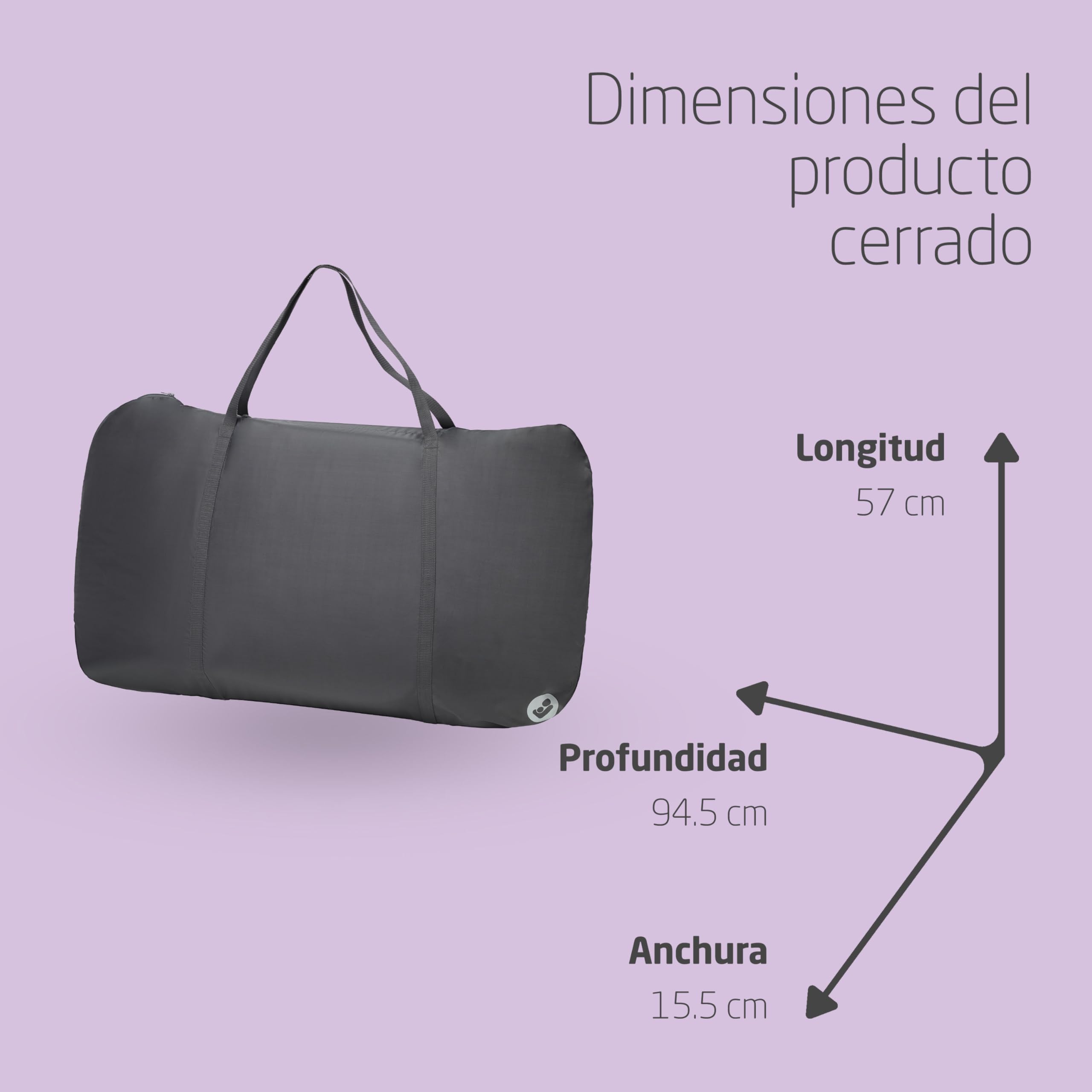 Maxi Cosi Iora² Cuna Colecho, 0-6 Meses (9 kg), Cuna Colecho Bebé Plegable y Ligera, Colchón CloudCore de 5cm, 5 Niveles de Altura, 2 Ruedas con Deslizamiento Suave, Fácil de Mover, Elegance Beige