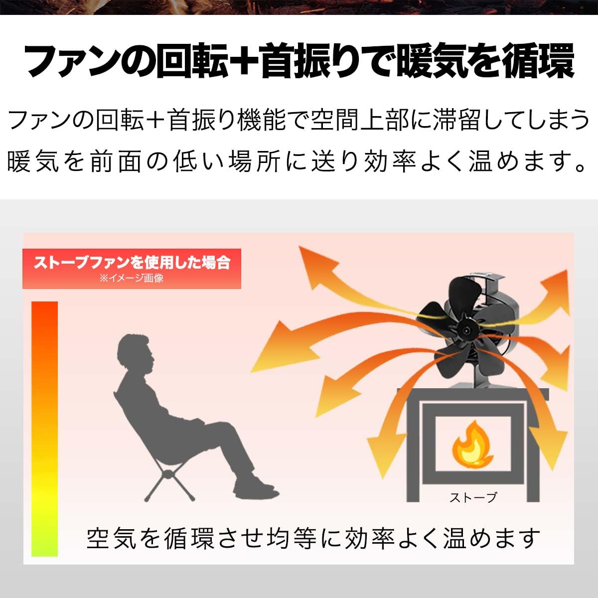 Amazon.co.jp: FIELDOOR ストーブファン 首振りタイプ 火力熱炉ファン Amazon.co.jp: FIELDOOR ストーブファン 首振りタイプ 火力熱炉ファン