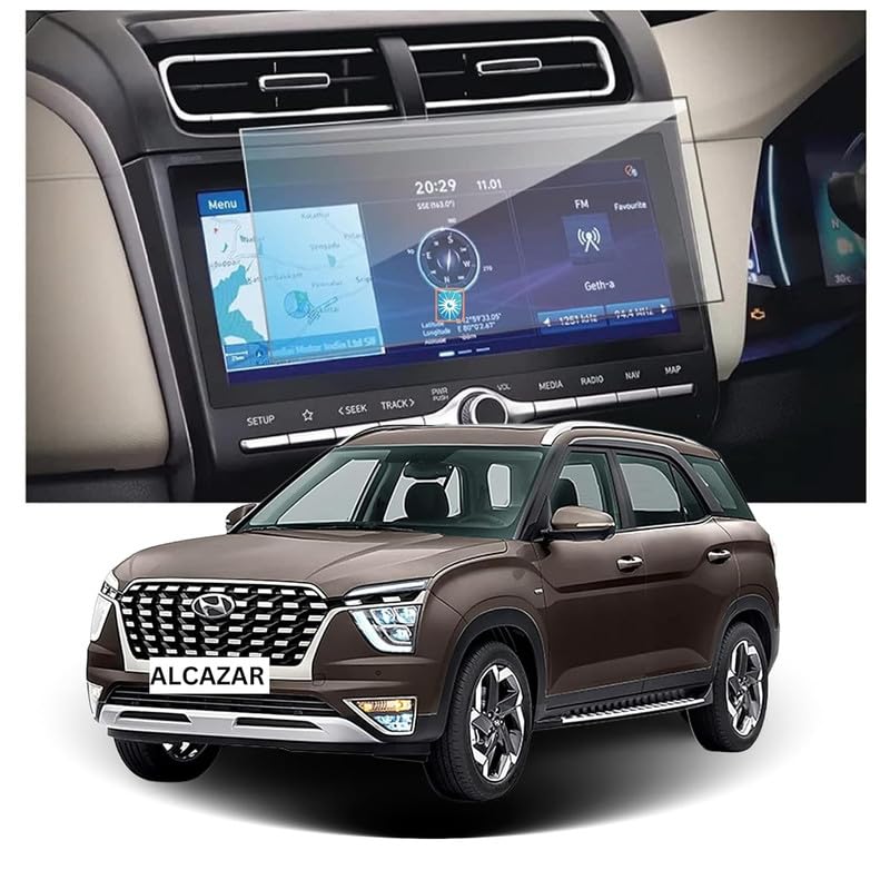 Image of Hyundai Alcazar (10.25 Inch) Touchscreen Protector Guard - (Not a Tempered Glass)