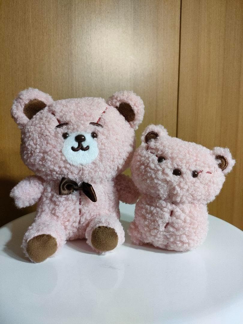 【新品　限定品】カナヘイ　テディベア　ミュージアム　ピンク　アイボリー 新品 限定品】カナヘイ テディベア ミュージアム ピンク アイボリー