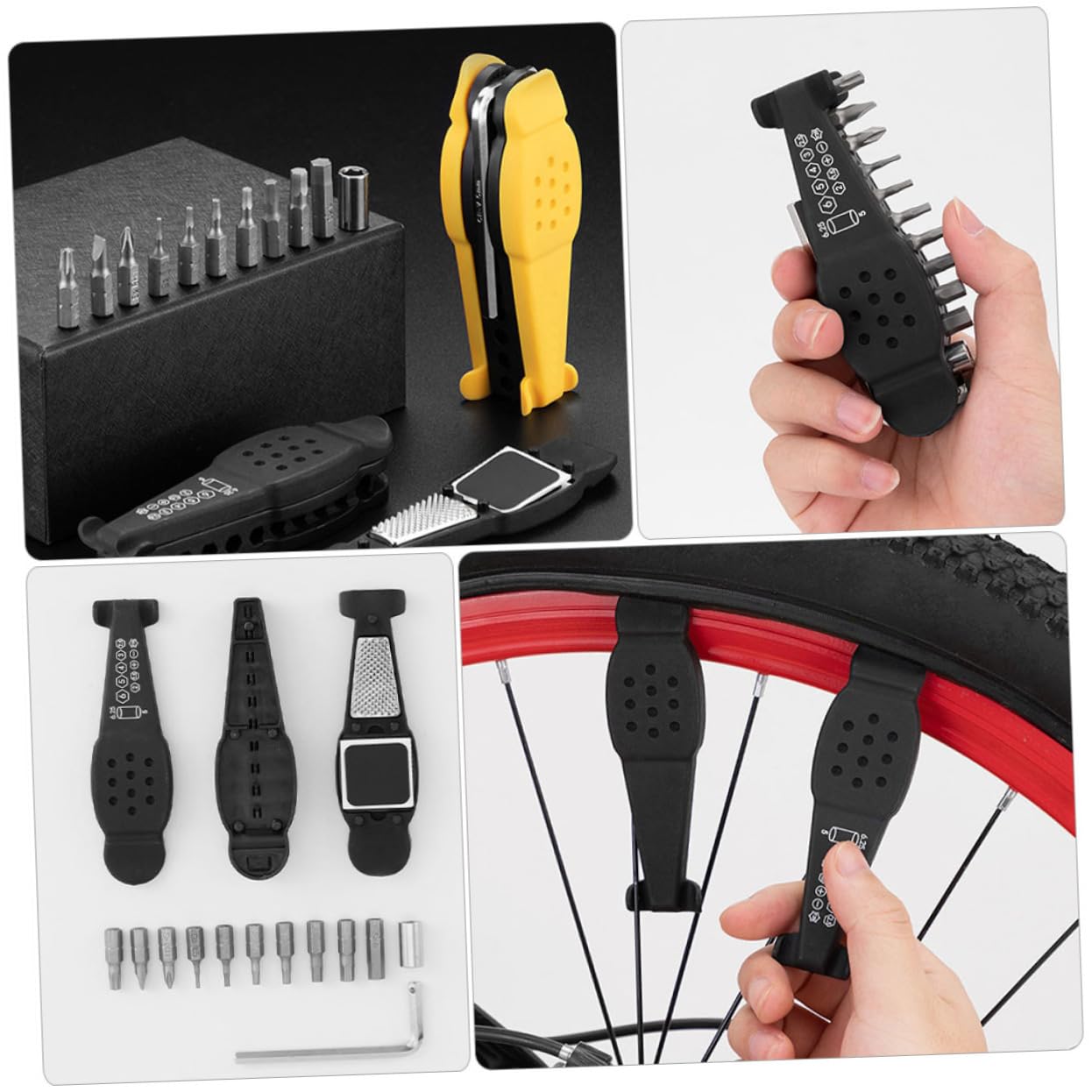 ifundom Reifenreparaturpumpen -Werkzeug -Kit Fahrrad Werkzeug Fahrrad Reifenheber Fahrradreifen Straße im Freien Bausatz Fahrradausrüstung Werkzeug zur Reifenreparatur Glasfaser