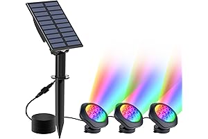 3-in-1 Solar Powered Fountain Lights