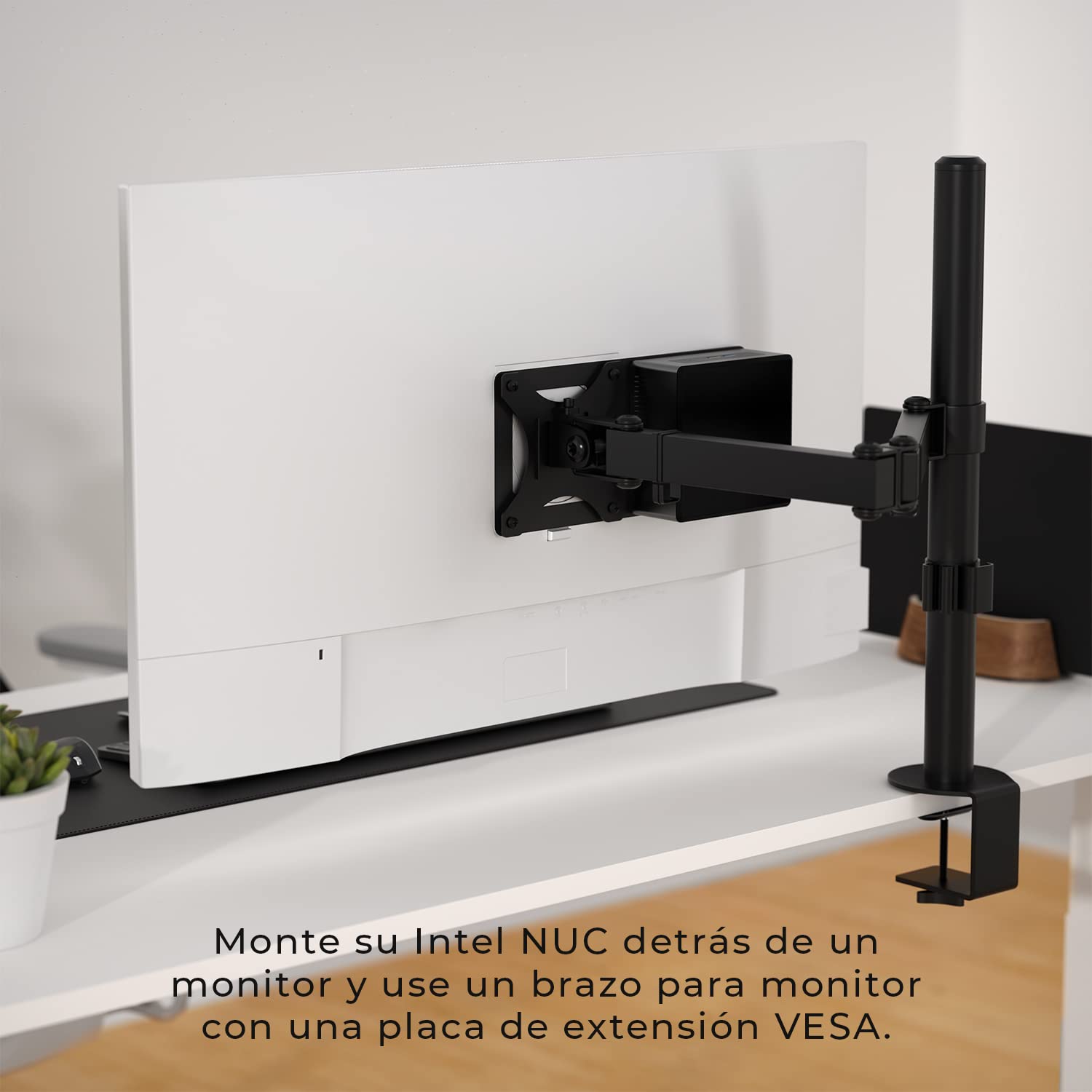 HuanCentric VESA Kit De Ontaje Copatible Con Intel NUC Soporte