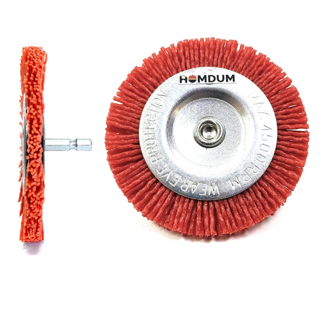 See full amazon price history chart for Homdum RED Nylon Fiber Brush – Circular Brush – 75mm Diameter – ¼” Shaft – 4500rpm – Drill bits –Cleaning Brush – Polishing Brush – Derusting disc Brush Homdum RED Nylon Fiber Brush – Circular Brush – 75mm Diameter – ¼” Shaft – 4500rpm – Drill bits –Cleaning Brush – Polishing Brush – Derusting disc Brush (B08DD4DQB7) Amazon Price History, Amazon Price Tracker