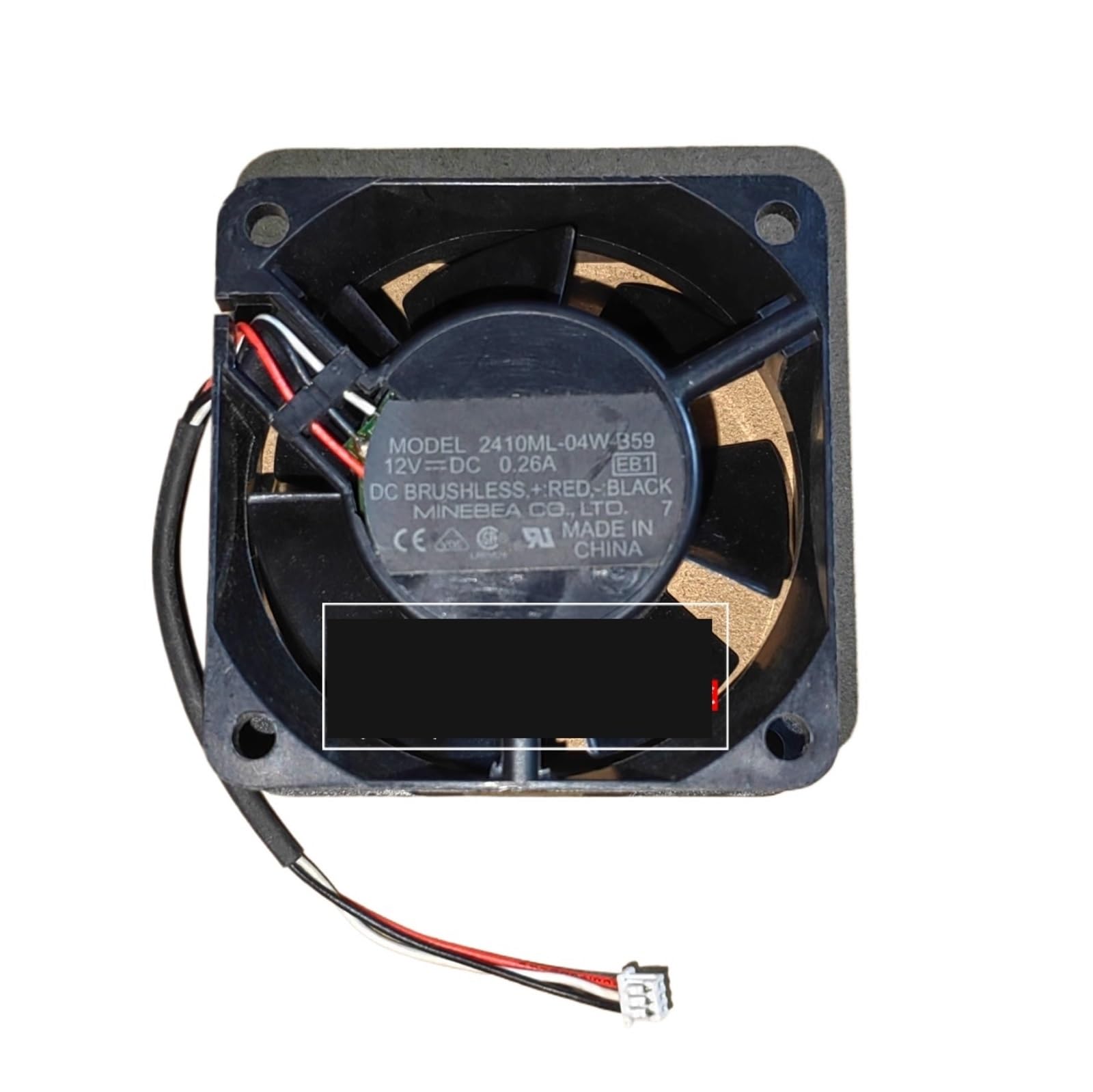 TYHUJKKL 2410ML-04W-B59 12V 0.26A 6025 Three wire Cooling Fan
