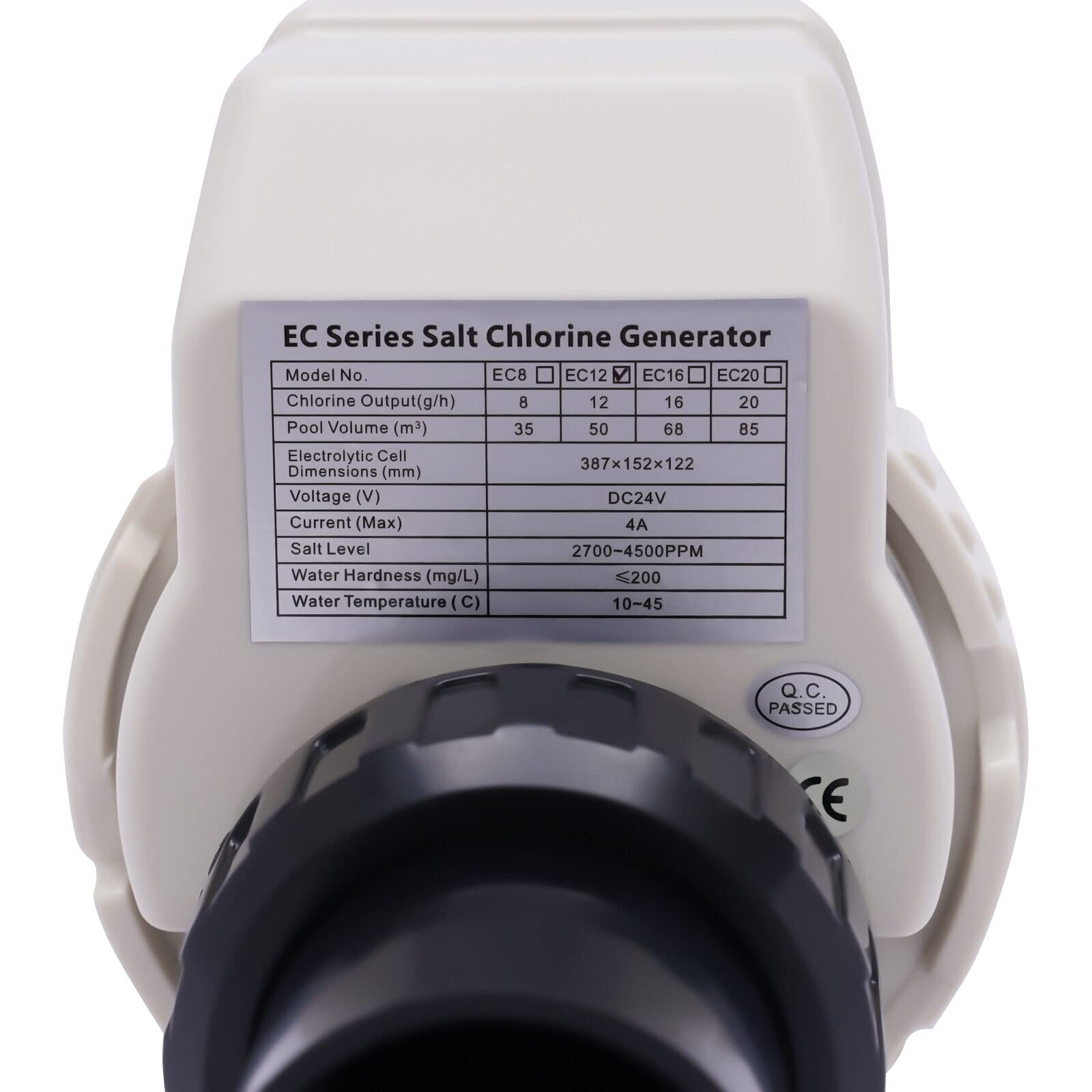 Chlorinator Autolimpieza Automática Limpieza Agua Salada Genérica Piscina Salina Generador de cloro Generador de cloro para SPA Piscina 8g/h 220V