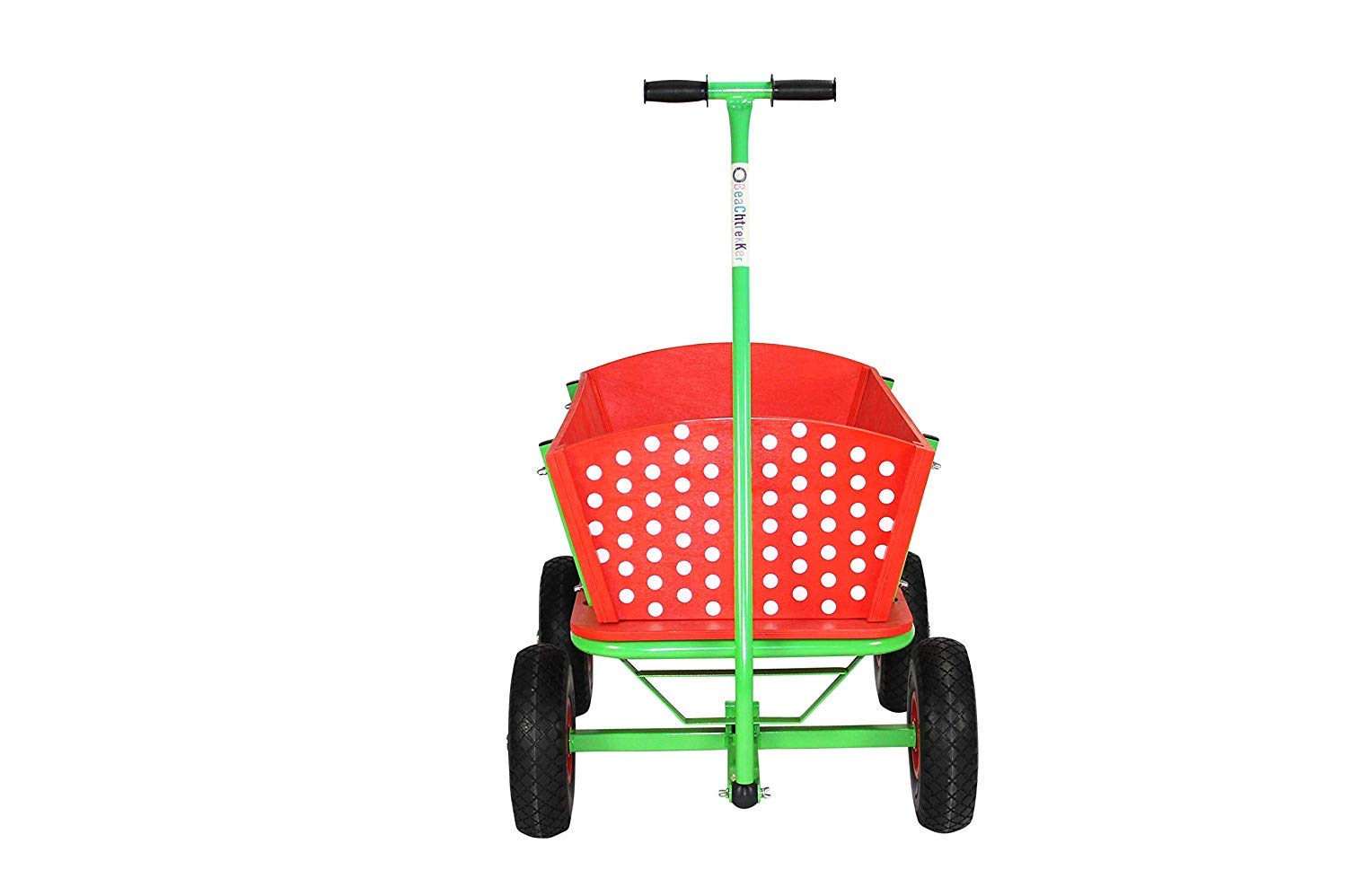 Beachtrekker Style Chariot en Bois (Rouge)