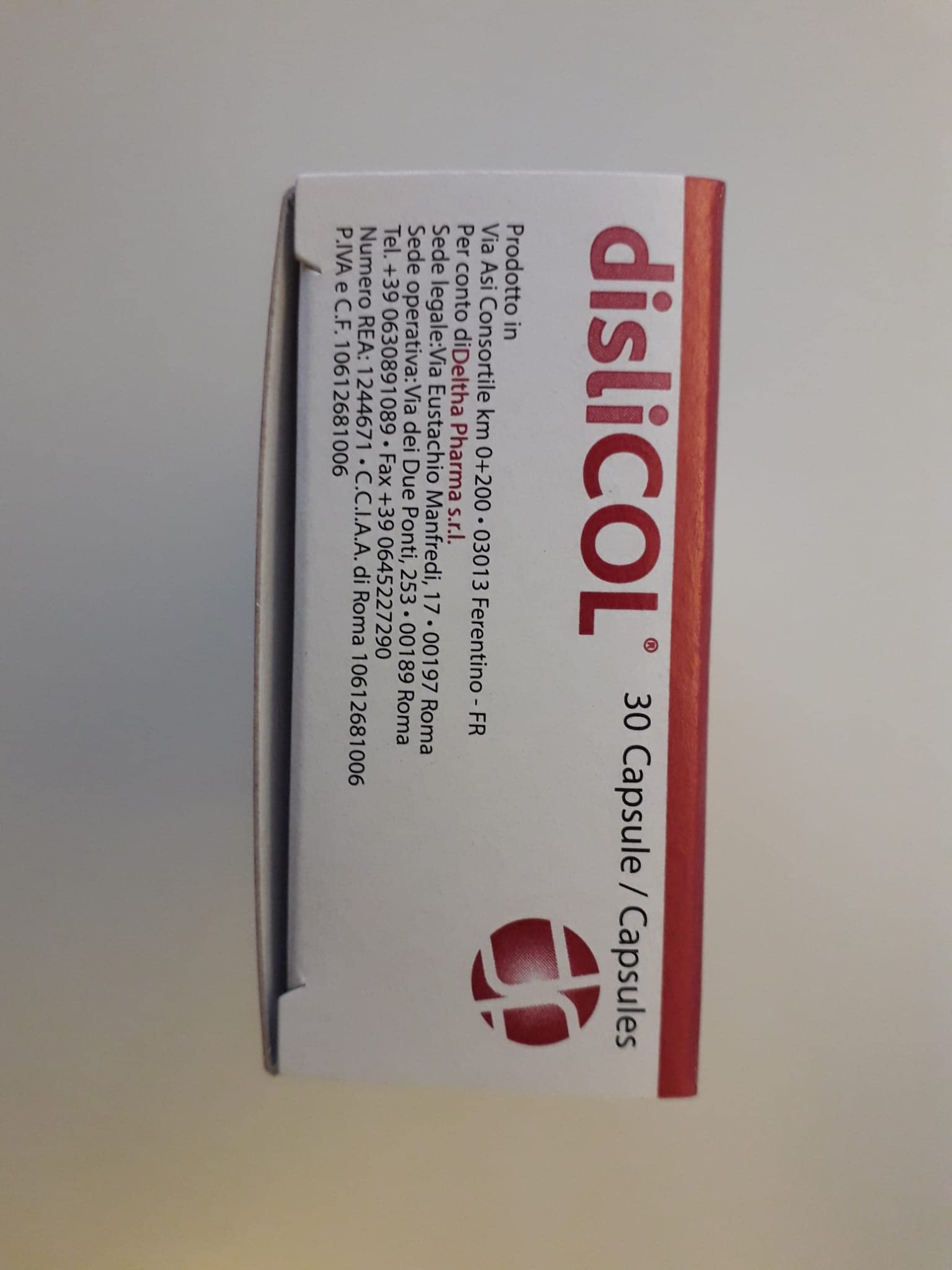 Dislicol Integratore Alimentare di Riso Rosso Fermentato (monacolina K), Policosanoli, Acido folico, Estratti di Carciofo e Poligonio (resveratrolo), utile per il controllo del colesterolo - 30 caps
