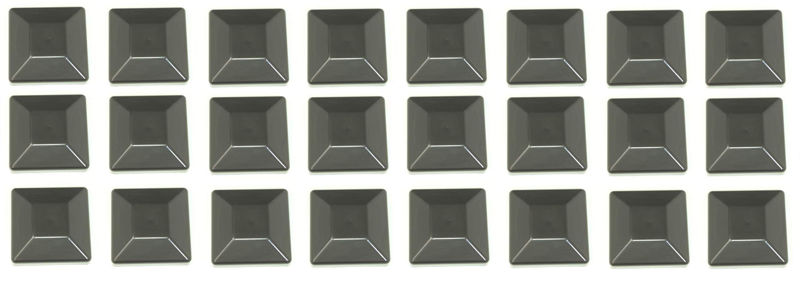 JSP ManufacturingFence Post Caps 4x4(3 5/8") Nominal - Protect Wooden Pressure Treated Wood Posts - Made of Durable Black Plastic in Low Profile - Multipack