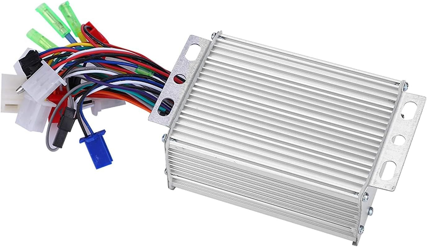 Brushless Motor Controller, 48V/60V 450W Aluminum Alloy Electric Bike Speed Controller with Heat Dissipation Shell, Silent Operation