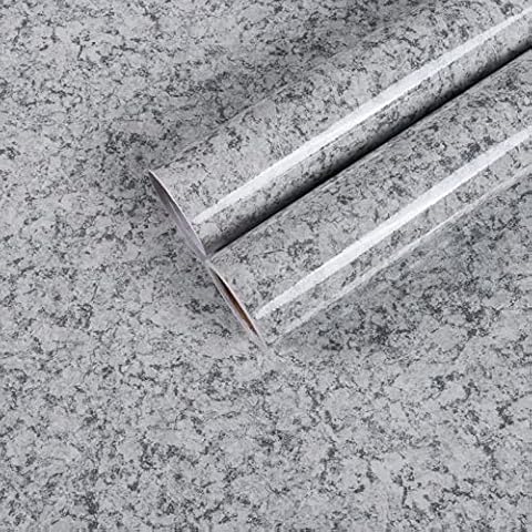 30"x472" Grey Granite Contact Paper Peel and Stick Countertops Waterproof Marble Countertop Contact Paper for Kitchen Removable Granite Self Adhesive Countertop Paper for Bathroom Table Cover Cover
