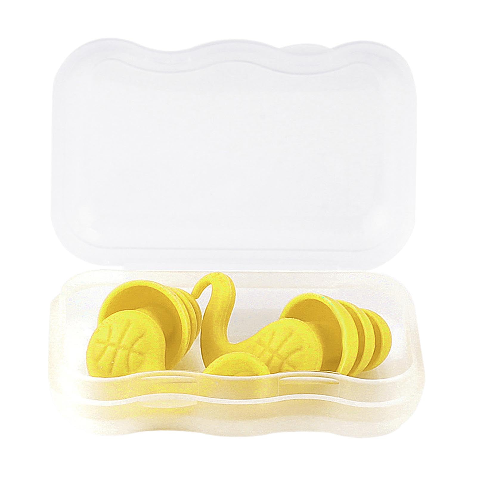 LOOM TREE® Swimming Ear Plugs With Box Reusable For Sleeping Diving Bathing Yellow | Facility Maintenance & Safety | Personal Protective Equip/Ppe | Ear Plugs & Ear Muffs | Ear Plugs-image-41