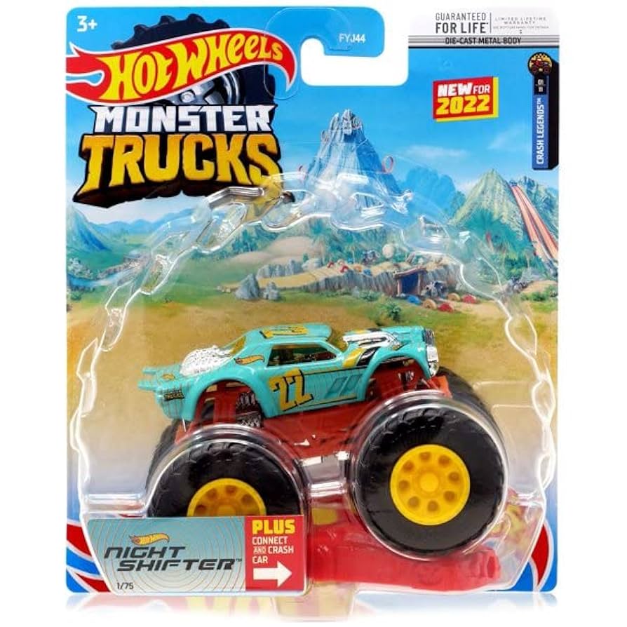 ミニカー Hotwheels MONSTER TRUCKS HOT WHEELS® Monster Trucks 1:15 Scale HW MEGA-WREX ALIVE RC