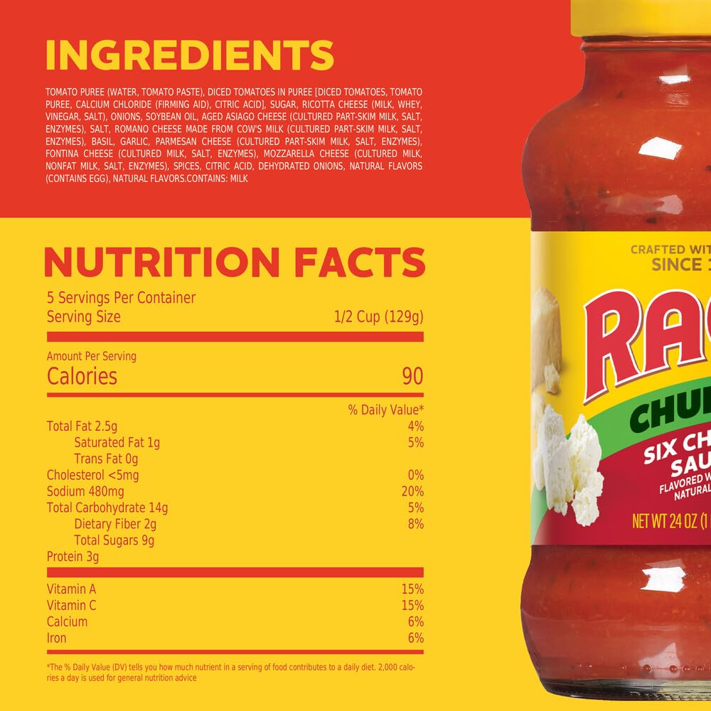 Ragu Six Cheese Pasta Sauce, 680g - Image 3 thumbnail