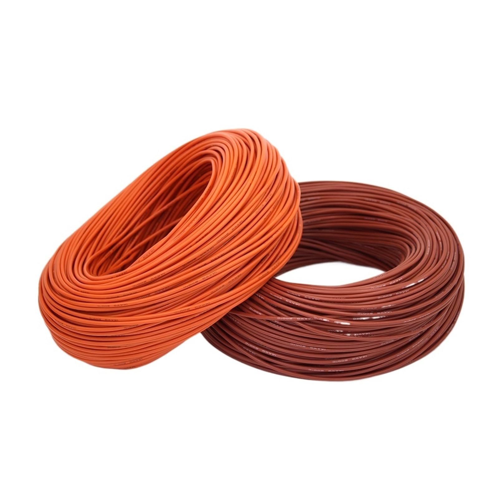 Alambre y cable de silicona 10AWG 12AWG 14AWG 16AWG 18AWG 20AWG 2,5 mm 0,75 milímetros cuadrados(Red black,15 AWG 1.5mm)