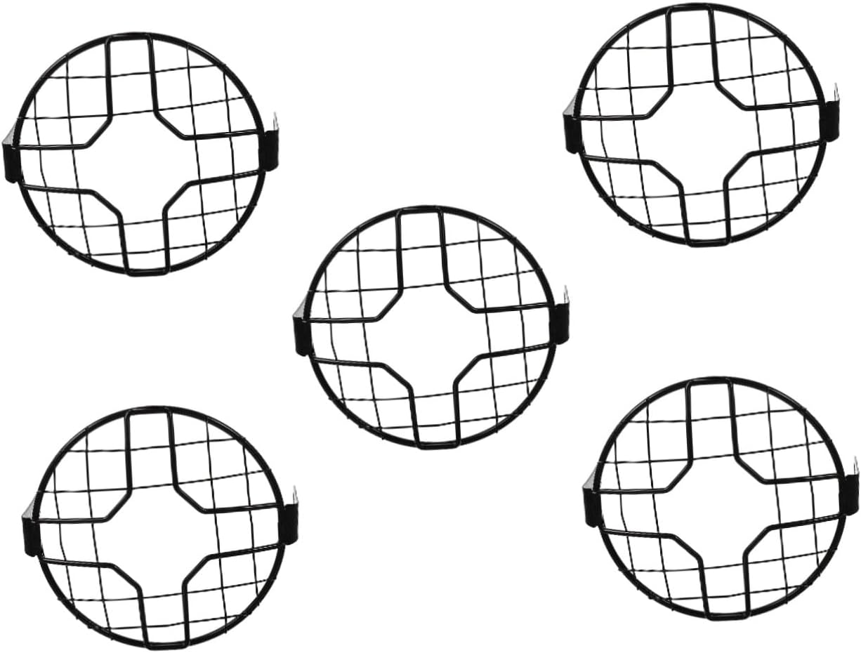 ULTECHNOVO 5pcs Motorcycle Headlight Shade Motorcycle Decor Headlight Mesh Guard Motorbike Light Cover Headlight Protector Cover Mesh Light Cover Motorbike Lamp Protector Headlight Cover