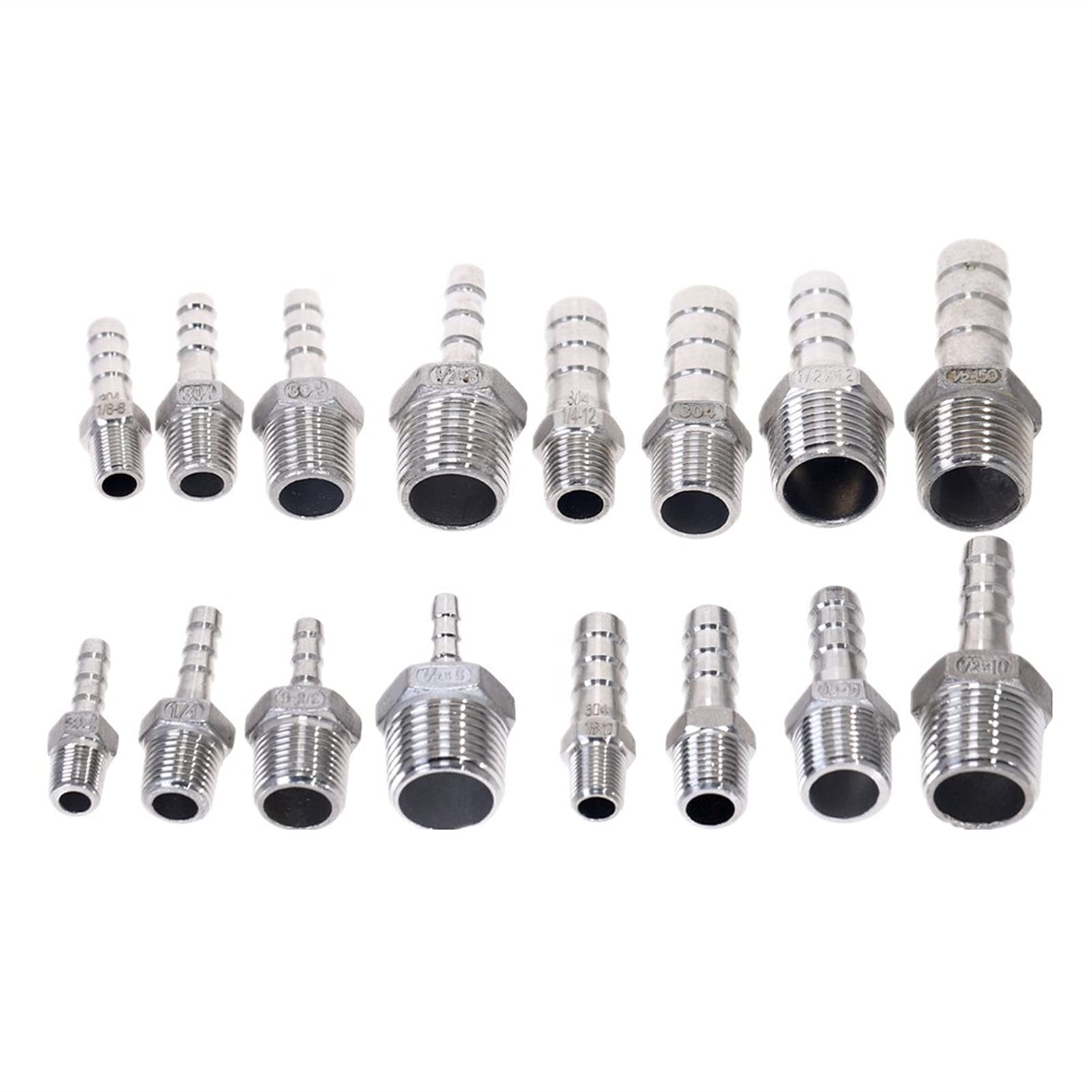 Sourcing Map Raccordi A Gomito A 90 Gradi In Acciaio Inossidabile 304 NPT 1/2 Femmina - Foto 7