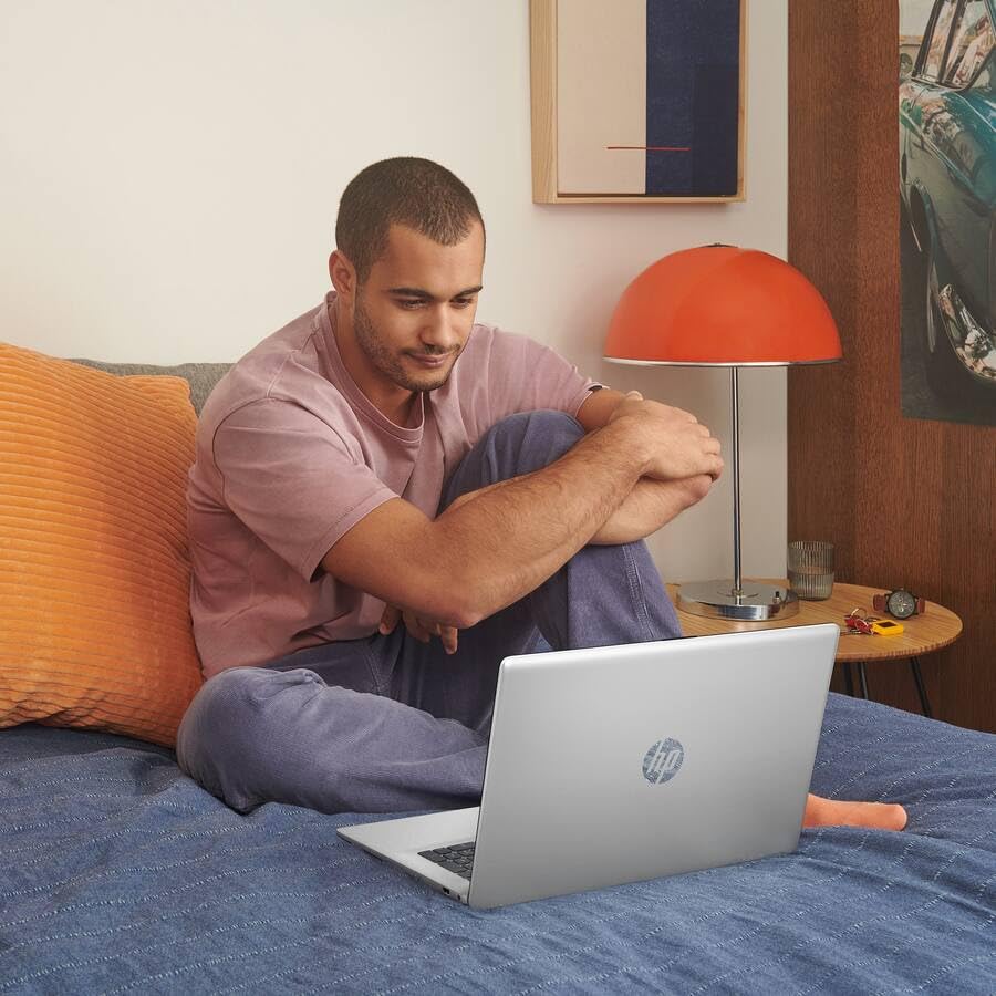 Image of HP 17.3 inch FHD Laptop Computer, AMD Ryzen 5 7430U,32GB DDR4 RAM, 1TB SSD